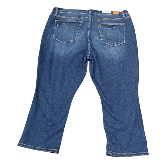 NWT Judy Blue Capri Fit Dark Wash JB82154DK Womens Plus Denim Jeans Size 24W - Picture 3 of 12
